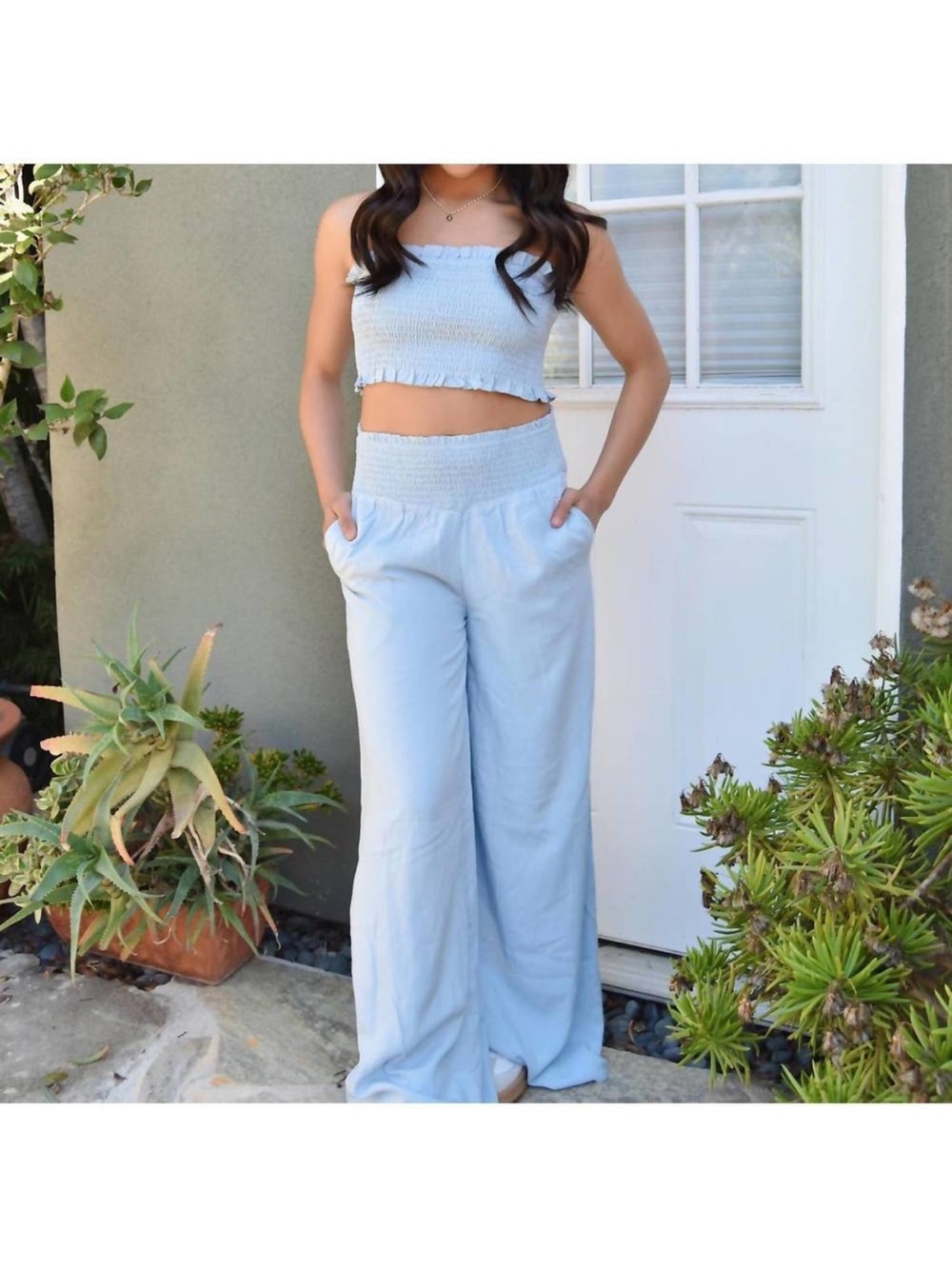 Katie J nyc flora wide leg pant